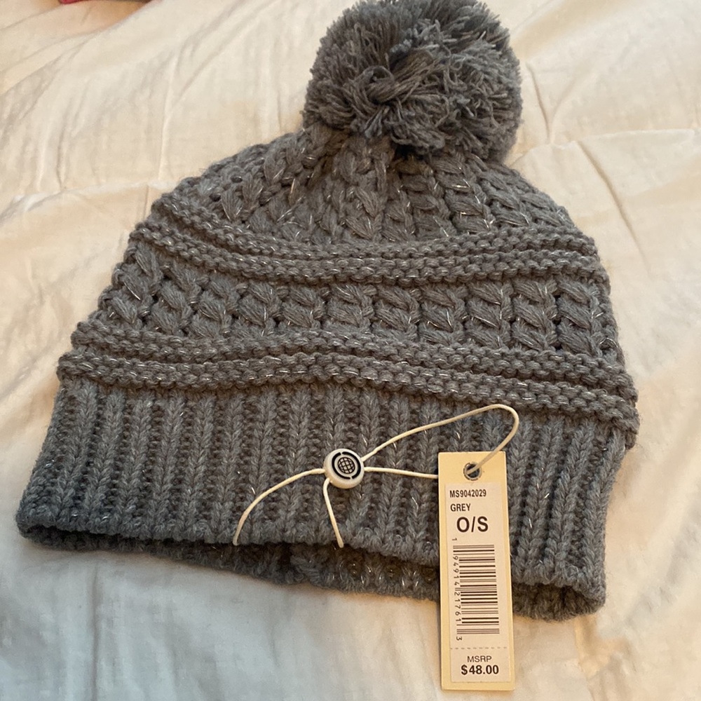 Max studio grey winter hat